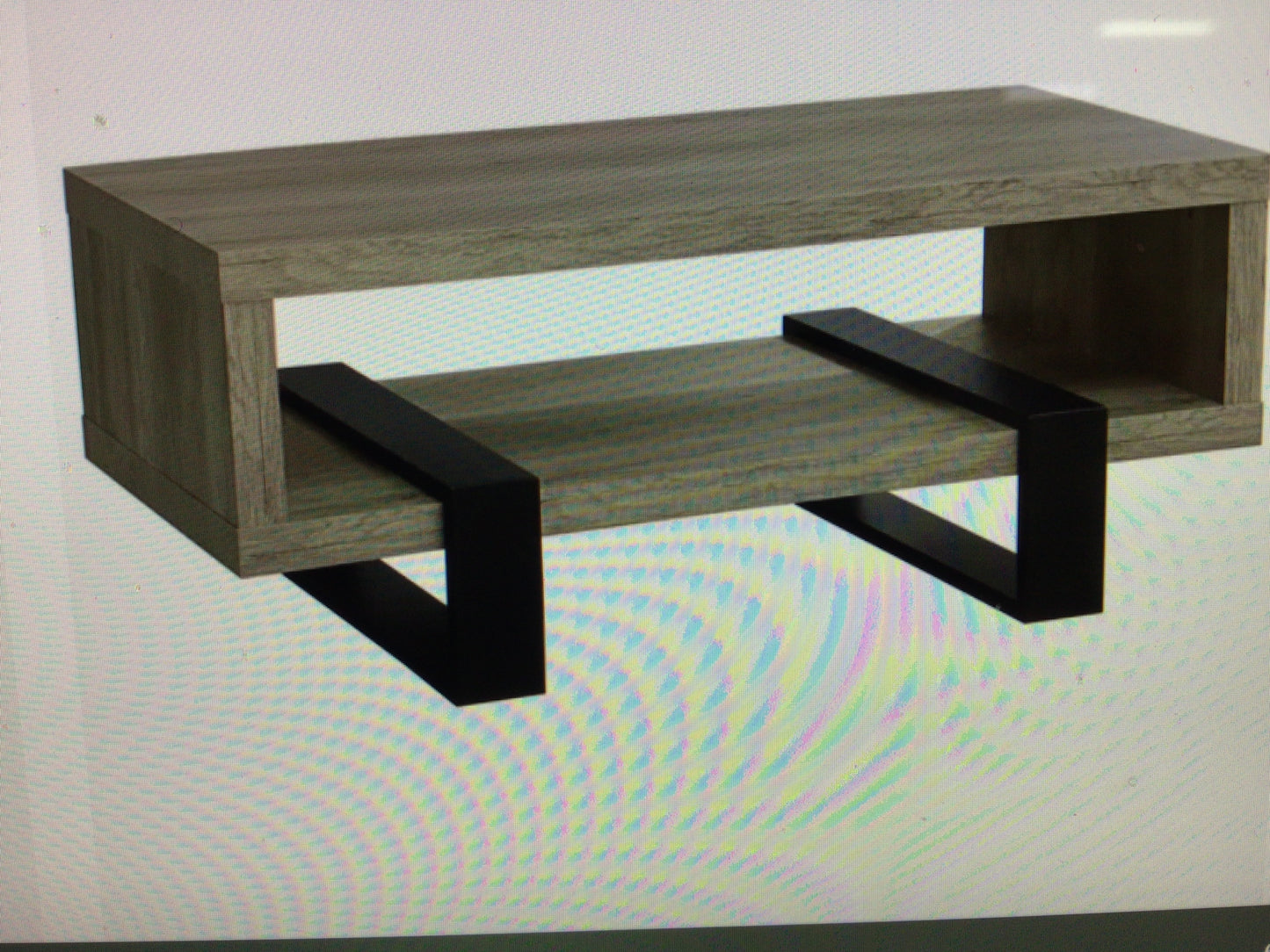 Wood Coffee Table Grey Driftwood