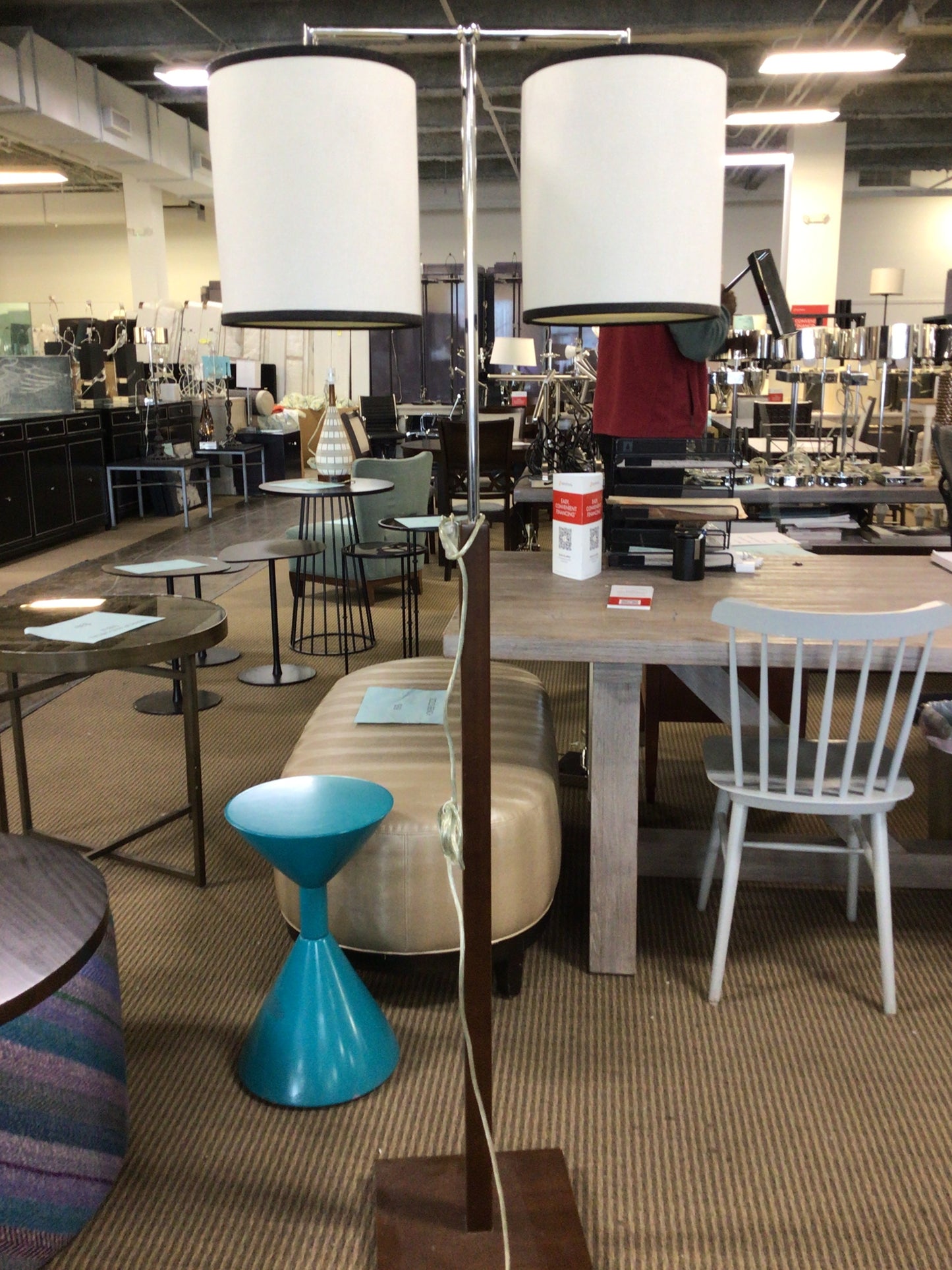 Floor Lamp Two Shades