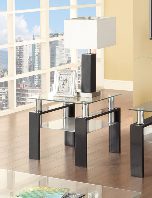 Occasional Contemporary Black End Table