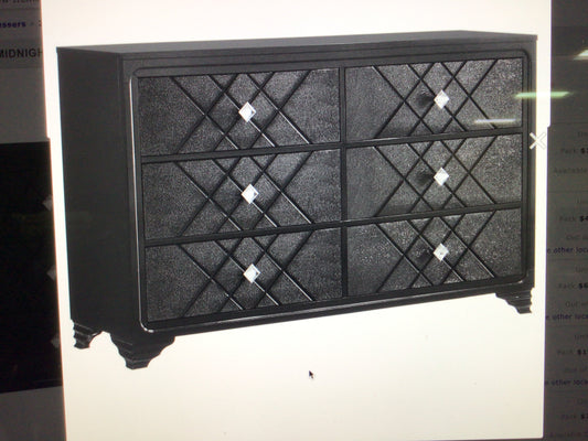 Midnight Star 6 Drawer Dresser