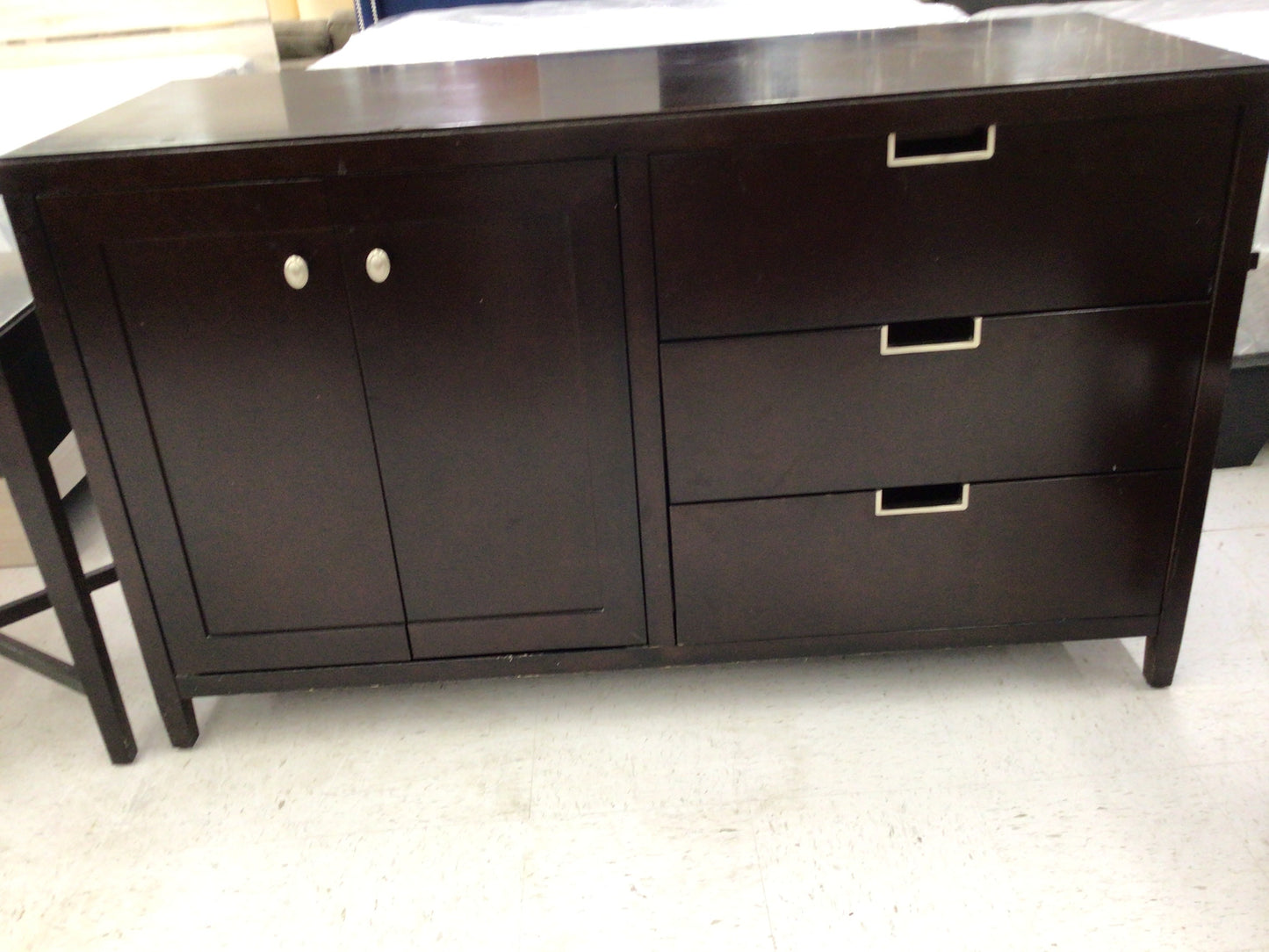 Black Three Drawer Cabinet