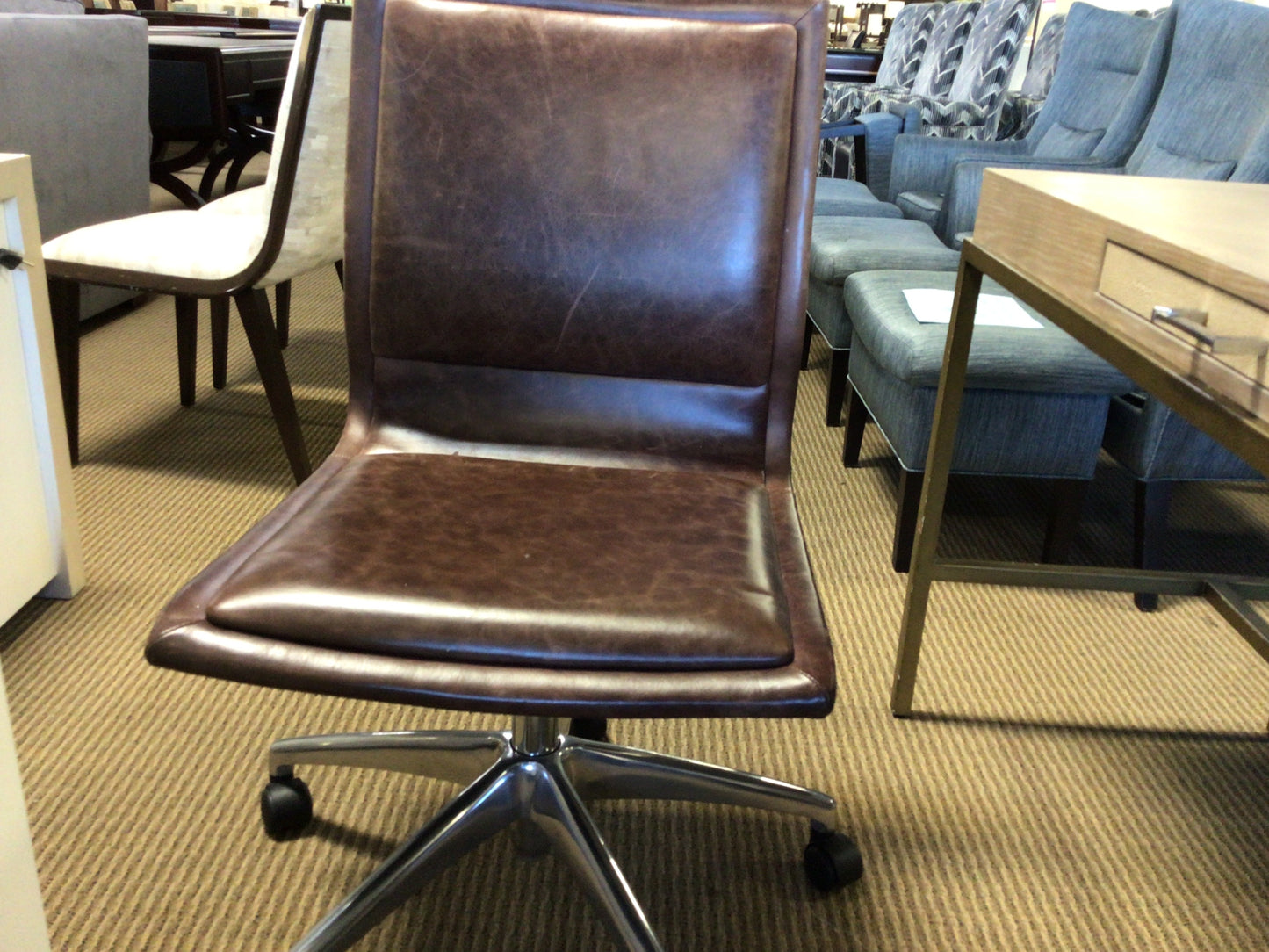Florida Keys Leather Desk Chair