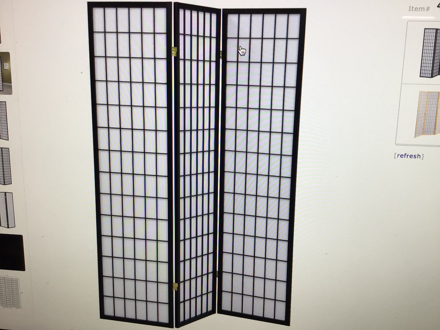 Shoji Screen Black