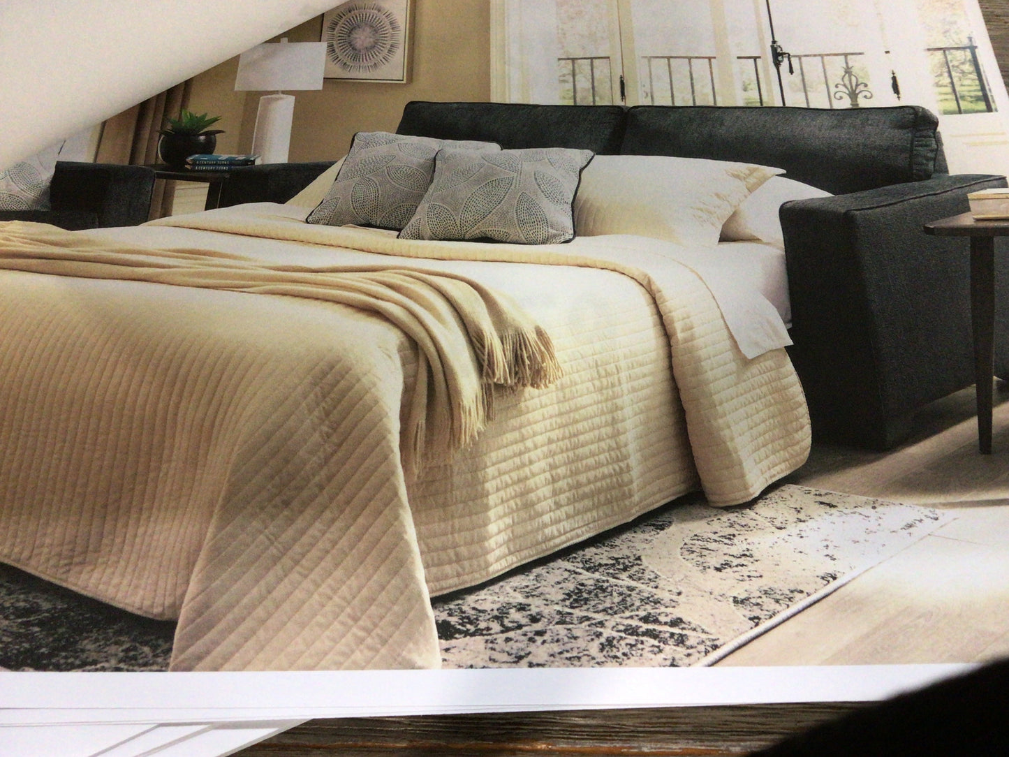 Ashley Queen Sleeper Slate