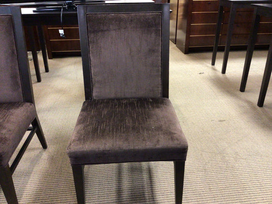 Brown Velvet Dining Chair
