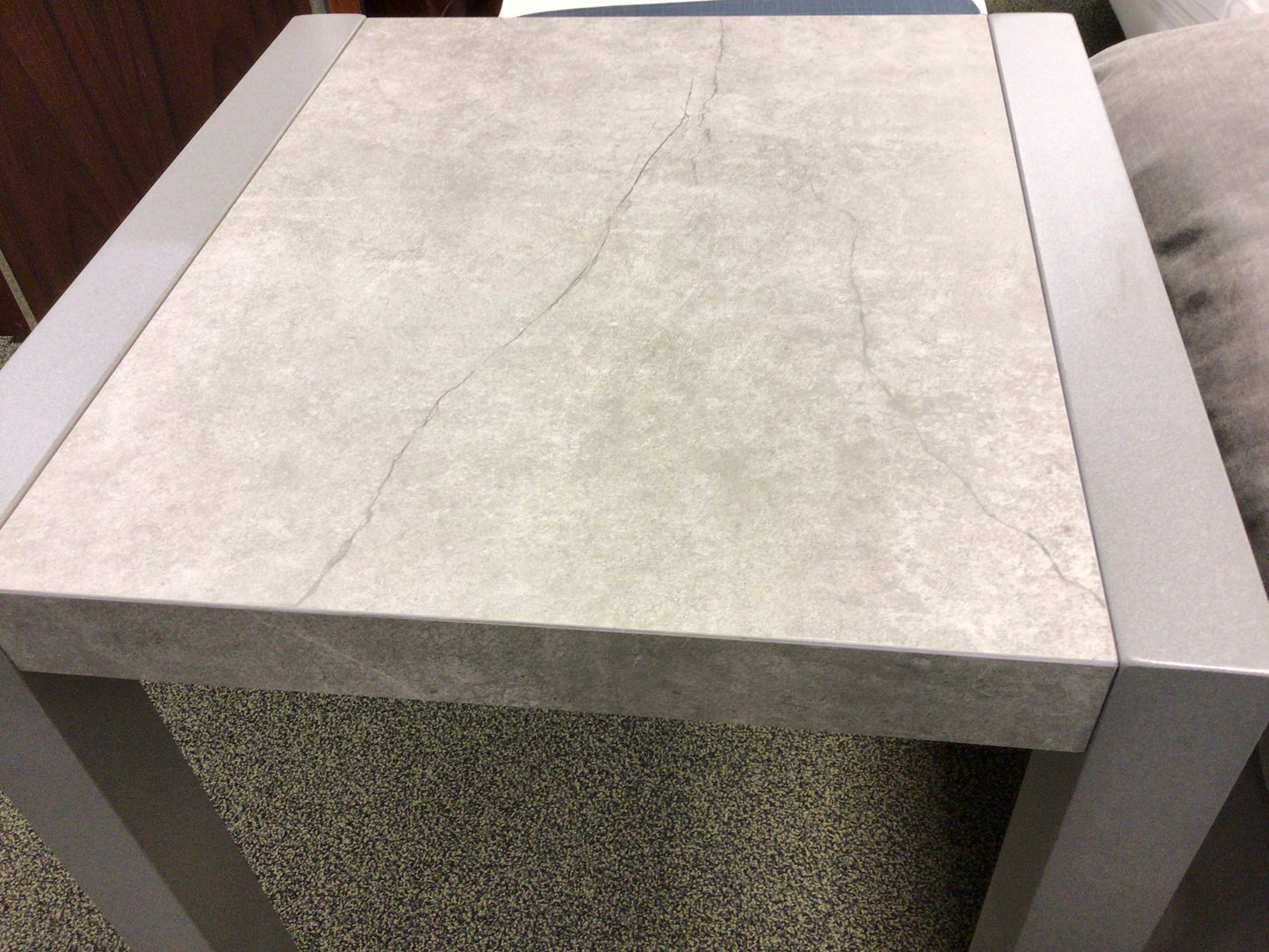 Grey Heavy Metal Table
