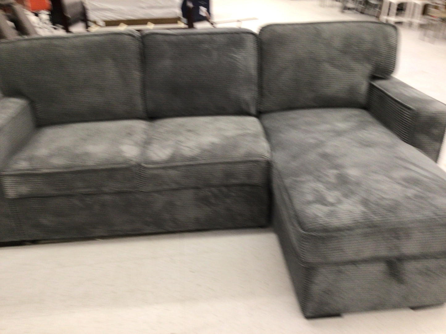 Grey Reversible Pull Out Sofa