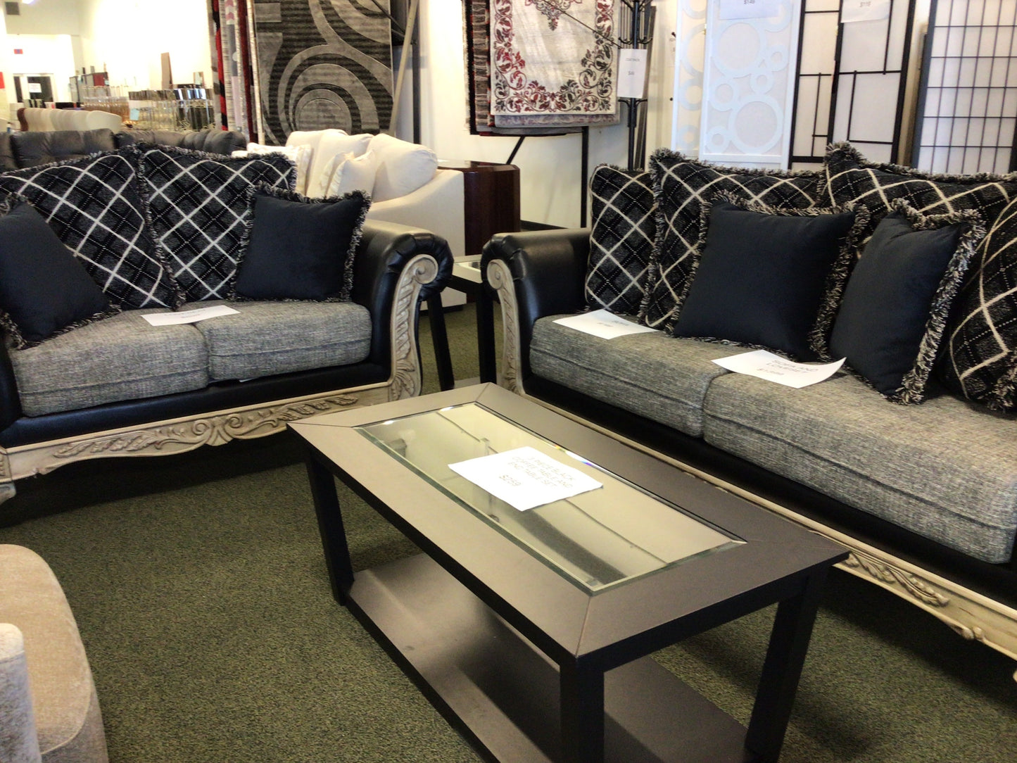 Sofa and Loveseat