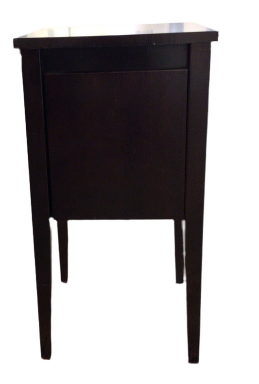Side Table with Cabinet