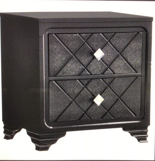 Midnight Star 2 Drawer Nightstand