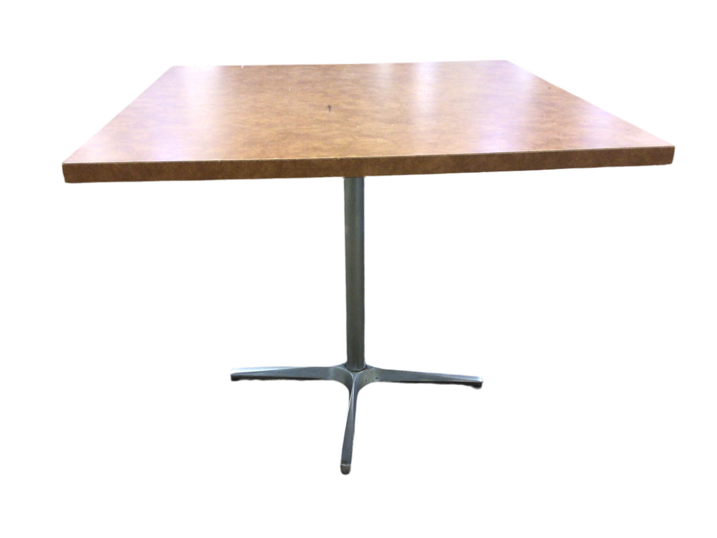Dining Table with Stainless Steel Base