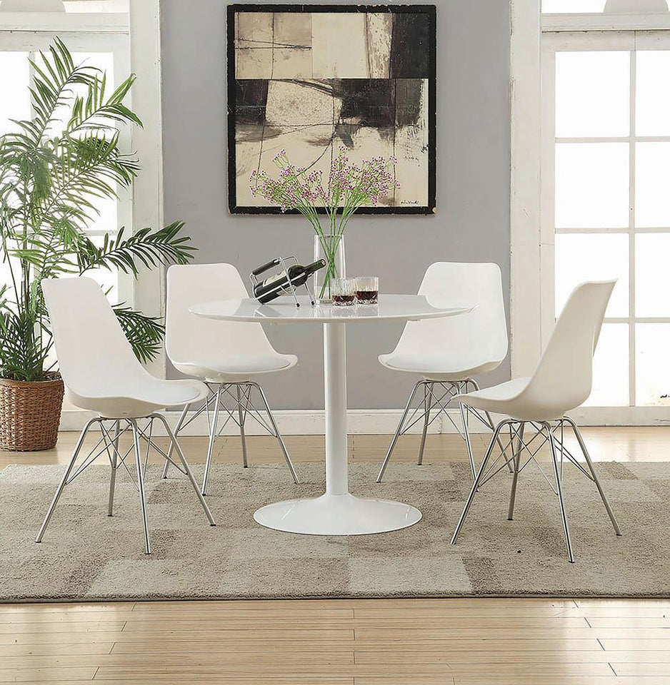 Overstock mid 2024 century dining chairs