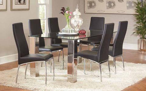 Bellini Contemporary Stainless Dining Table
