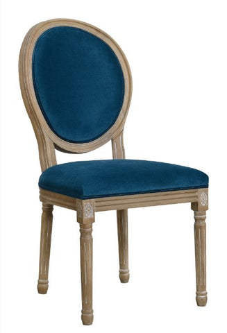 Peacock Velvet Dining Chair