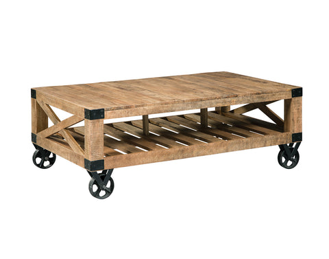 Industrial Natural Mango Coffee Table