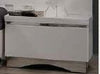 Alessandro Contemporary White One-Drawer Nightstand