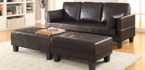 Ellesmere Contemporary Brown Sofa Bed