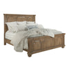 Florence Traditional Rustic Smoke Queen Bed