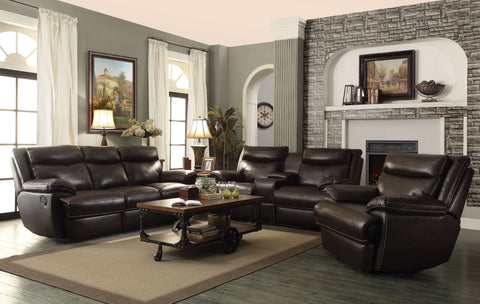 MacPherson Motion Brown Two-Piece Living Room Set