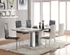 Broderick Contemporary Black and White Five-Piece Dining Set