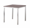 Eldridge Weathered Grey Chrome Counter-Height Table