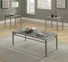 Myron Silver Three-Piece Table Set