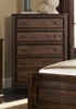 Laughton Rustic Five-Drawer Chest