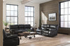 Willemse Dark Brown Reclining Three-Piece Living Room Set
