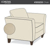 Park Place Transitional Cream Chair
