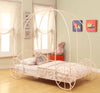Massi Pink Twin Canopy Bed
