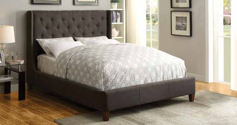 Owen Traditional Grey Queen Bed
