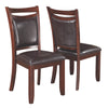Dupree Transitional Dark Brown Dining Chair