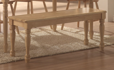 Benson Country Natural Dining Room Bench