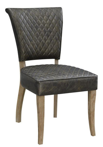 Contemporary Rustic Amber Dining Chair