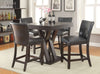 Transitional Counter-Height Table and Stool Set