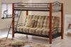 Collins Collection Cinnamon and Black Transitional Bunk Bed
