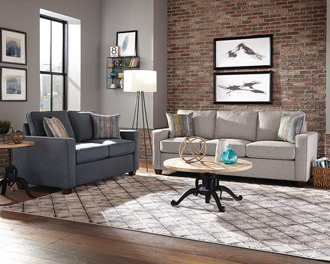 Brownswood Light Grey Three-Piece Living Room Set