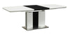 Broderick Black and White Contemporary Dining Table
