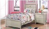 Lana Traditional Silver Twin Bed