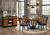 Boyer Transitional Amber and Black Side Chair