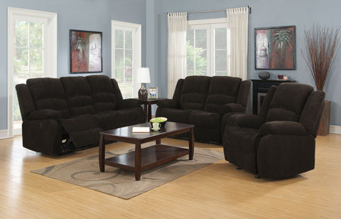 Gordon Chocolate Reclining Two-Piece Living Room Collection