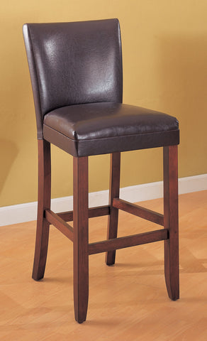 Telegraph Faux Leather Brown Counter-Height  Chair