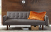 Skylar Transitional Grey Sofa Bed