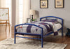 Baines Casual Blue Twin Bed