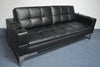 Contemporary Black and Chrome Sofa Bed