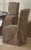 Slauson Traditional Brown Upholstered Dining Chair