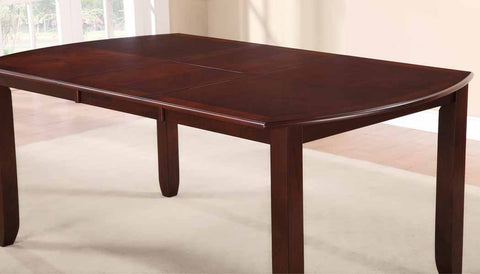 Dupree Transitional Dark Brown Dining Table