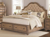Ilana Traditional Antique Linen and Cream California King Storage Bed