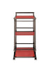 Industrial Red Serving Cart