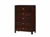 Cameron Rich Brown Six-Drawer Chest